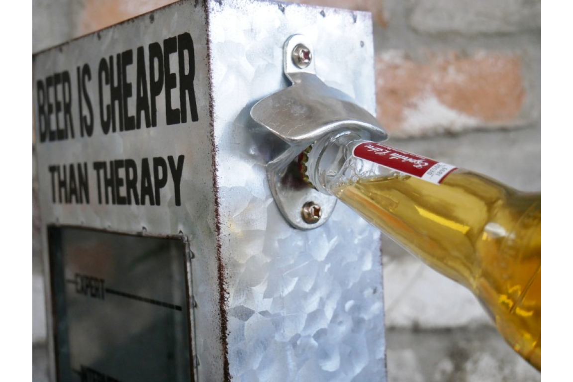 Beer is Cheaper Than Therapy - Bottle Top Collector