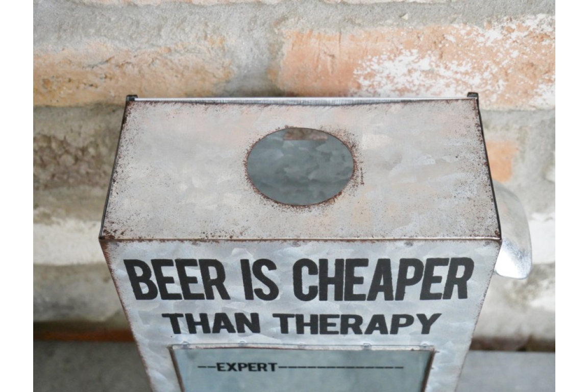 Beer is Cheaper Than Therapy - Bottle Top Collector