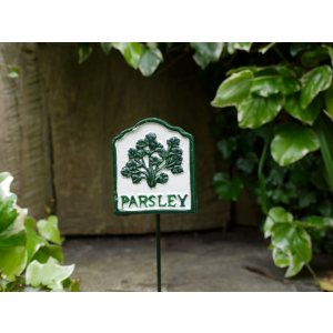 Cast Iron Parsley Plant Marker